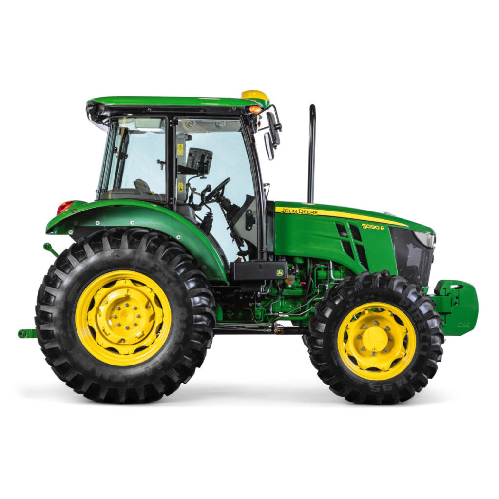 John Deere 5090E Utility Tractor with closed cab