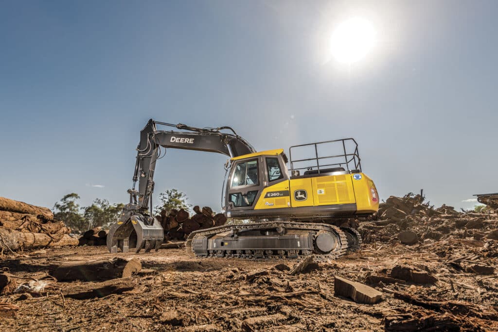 John Deere E260-II Mid-Size Excavator, ready to work package deal