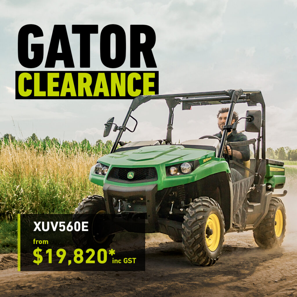 Gator Clearance - XUV560E from $19,820 inc GST