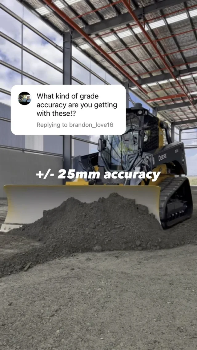 +/- 25mm accuracy in the 333G. 📐

#RDOequipmentau #johndeereconstruction #johndeere #deere #earthmoving #heavyequipment #construction #civilconstruction #heavymachinery #heavyequipmentlife #constructionequipment #heavyequipmentnation #earthmovers #earthmovingequipment #heavyequipmentoperator #earthmover #equipment #constructionmachinery #dirtlife #machinery #earthmovingdaily #earthmovingaustralia #deeresighting #skidsteer #compacttrackloader #dozer #bulldozer