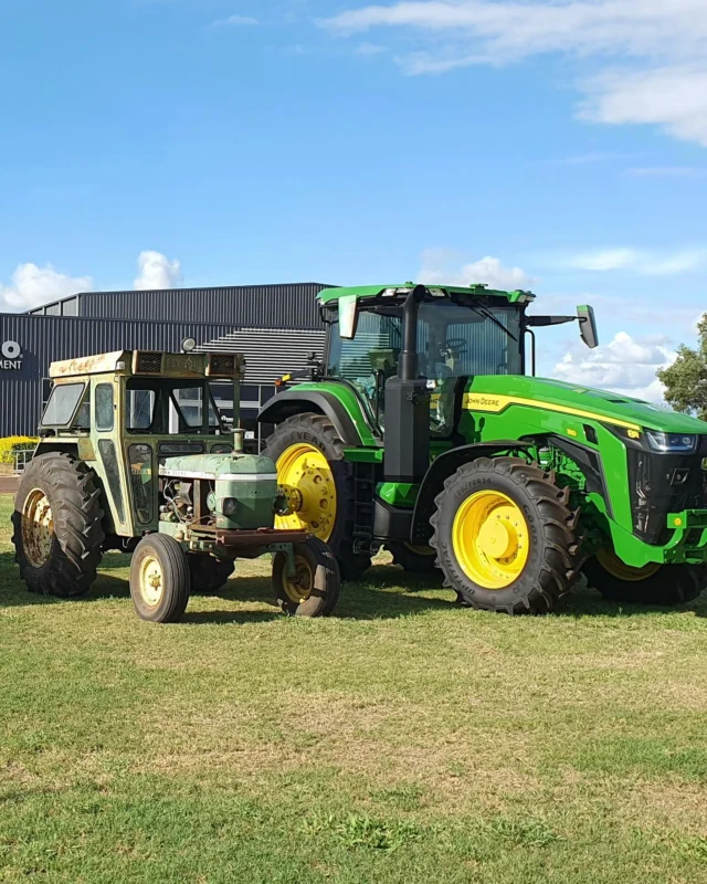 In with the old and in with the new. 🚜
 
This old 2030 JD was originally bought in a clearing sale in 1980 in Quambatook, Victoria, before making its way up to St George, Queensland to live out its working life with owners Hank and Carolina.
 
After a bit of TLC thanks to our St George team, she’s back out and running. (Tractor is not for sale). 
 
#RDOequipmentau