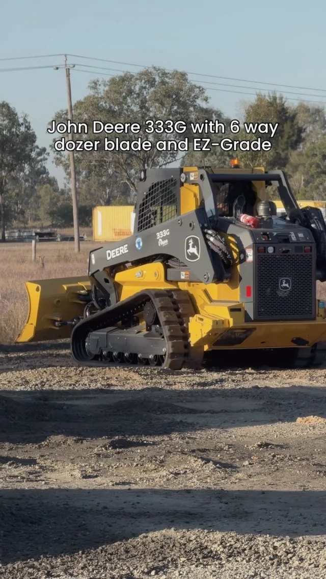 GWT Earthmoving adding their fifth John Deere skid steer/compact track loader to the fleet – 333G with 6 way dozer blade and EZ-Grade function 🚜 

• 

#RDOequipmentau #johndeereconstruction #johndeere #deere #earthmoving #heavyequipment #construction #civilconstruction #heavymachinery #heavyequipmentlife #constructionequipment #heavyequipmentnation #earthmovers #earthmovingequipment #heavyequipmentoperator #earthmover #equipment #constructionmachinery #dirtlife #machinery #earthmovingdaily #earthmovingaustralia #deeresighting #skidsteer #loader