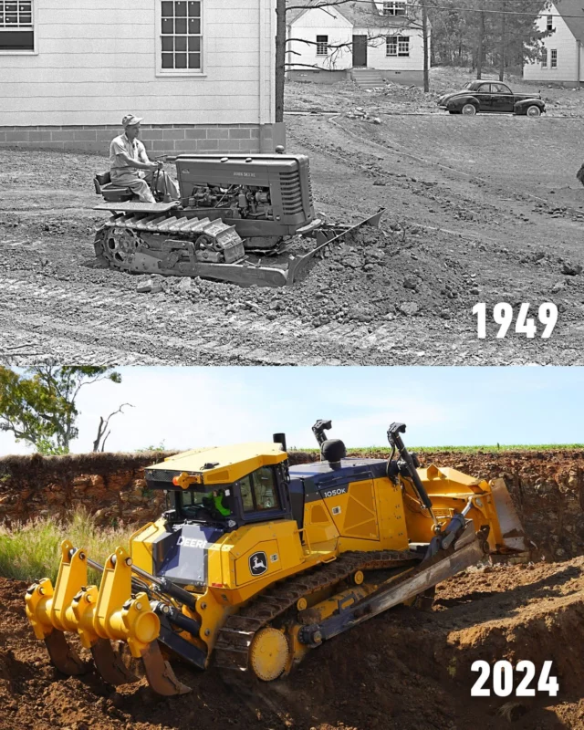 Celebrating 75 years of John Deere dozers – from the first manufactured MC dozers in 1949 to the modern-day groundbreaking tech of the P-Series. 🚜⚡️

A look at the historic line-up at the link in our bio (news & events).