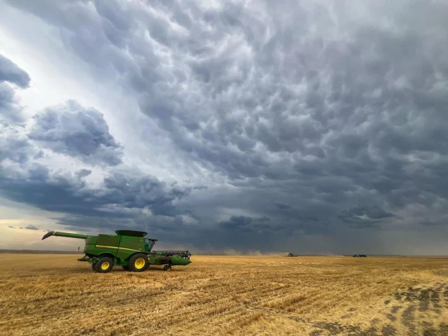 “Knowing the rain brings life to the next cycle of sustaining life on earth as we know it.” 🌩️
 
Inspiring words from our VNET team attending to their grain sensing trial in the fields of Goondiwindi, experiencing the beauty of mother nature amongst the rush of harvest season!