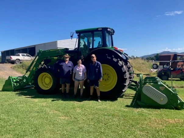 New property, new machine! 🙌 Congratulations to Geoff and family for the delivery of your 6195M. The RDO Taree thank you for your support and we wish you all the best for the coastal change! 🌊